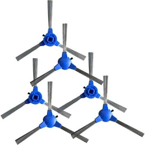 6pcs Side Brushes Set For Conga 1090 Vacuum Cleaner Spare Tool Parts Replacement