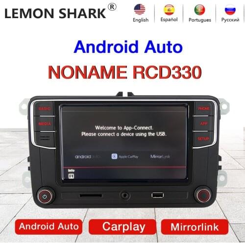 Noname RCD330 187B Android Auto Car Radio Carplay MirrorLink RCD340G for VW Golf 5 6 Jetta MK5 MK6 CC Tiguan Passat Polo