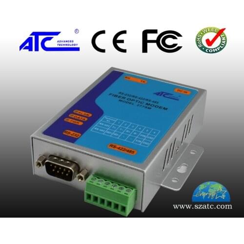 Single-mode Optical Fiber Transceiver ATC-277SM Industrial Optical Fiber Modem 20KM