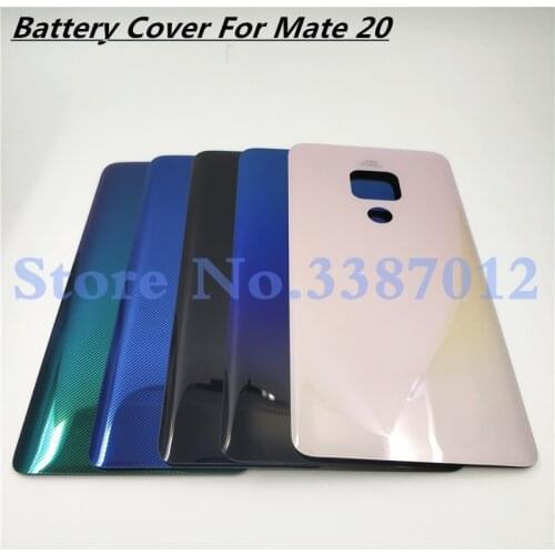 Original 3D Glass For Huawei Mate 20 Mate20 Glass Back Battery Cover Housing Case Rear Rear Door