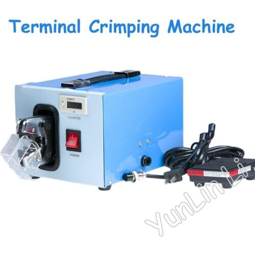 Pneumatic Terminal Crimping Machine Terminal Press Machine with Digital Display Counter AM-201