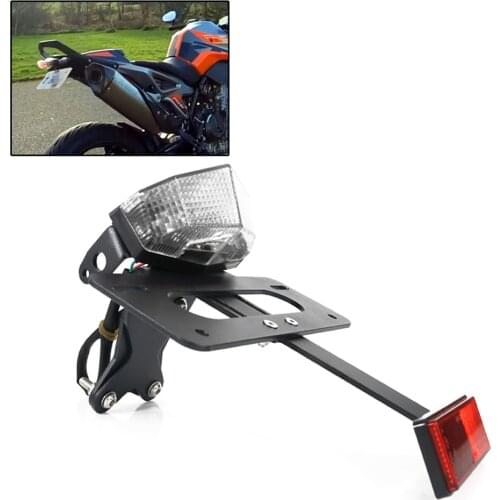 Fit For KTM 890 Duke R 2020 790 Duke 2018-2021 Rear Tail Tidy Fender Eliminator Kit Registration License Plate Holder Bracket