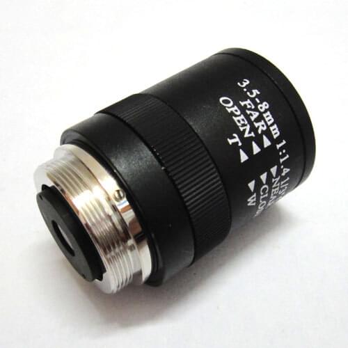 1/3" and 1/4" CCD IR CS manual 3.5-8MM CCTV Lens for color B/W Camera lense