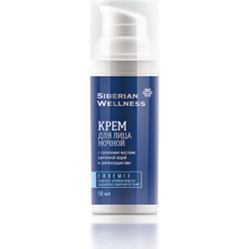 Siberian Wellness ANTIOXIDANT-RICH NIGHT FACE CREAM - ENDEMIX Moisturizing Rejuvenation Cream Anti-Wrinkle