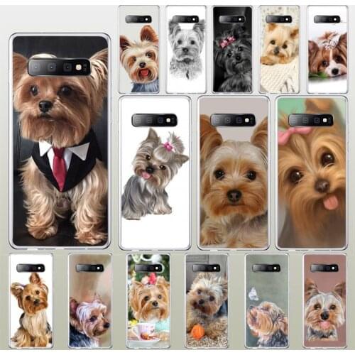 Yorkshire Terrier dog cute Phone Case For Samsung Galaxy S10 9 8 7 Plus S10E
