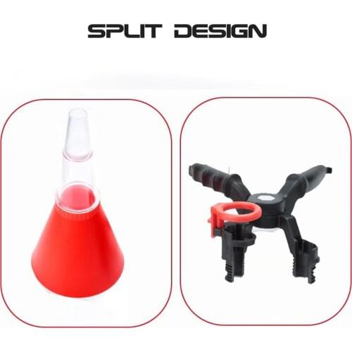 Car Truck Engine Oil Funnel Adjustable Fixed Bracket Filling Spout Pour Tool Kit Car Acessories for Women Car Oil Change Tool