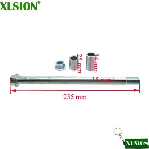 XLSION 15mm Drilled Rear Wheel Axle For Chinese Pit Dirt Motor Bike Motard Motorcycle