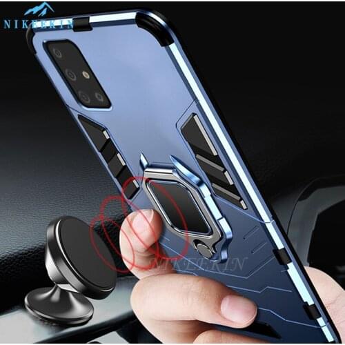 Armor Shockproof Case For Samsung A01 Core A21S A31 A41 A51 A71 5G A11 Magnetic Cover For Galaxy M51 M31S M21 M30S M11 M01 Funda