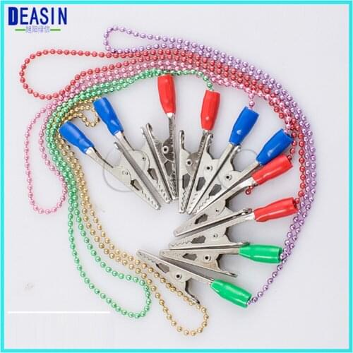 10PCS Dental Disposable scarves aprons Bib clip beads clip dental pad dental materials Dental Equipment