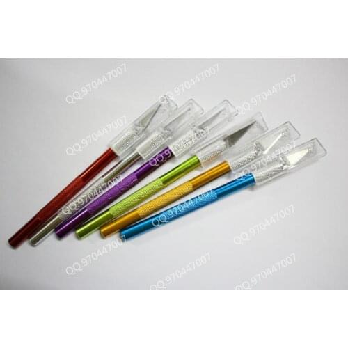 20pcs/Lot metal chisel mobile phone film Woodworking DIY handmade utility knife trumpet special stone