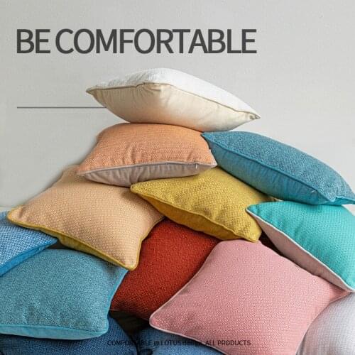 2021 New Nordic Cotton Linen Cushion Covers 45x45cm/30x50cm Decorative Pillowcases Soft Cozy Bed Sofa Cushion Cover Coussins Dec