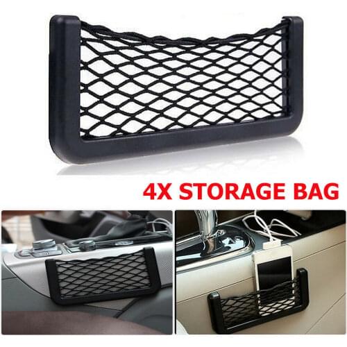 4X Car Trunk Rear Cargo Organizer Storage Elastic Mesh Net Holder Universal