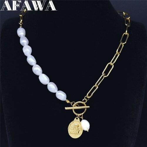 Женские ожерелья из жемчуга AFAWA China At AliExpress
