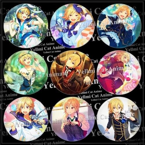58mm Badges Ensemble Stars ES badge idol dream nito nazuna Brooch Pins acrylic Icons