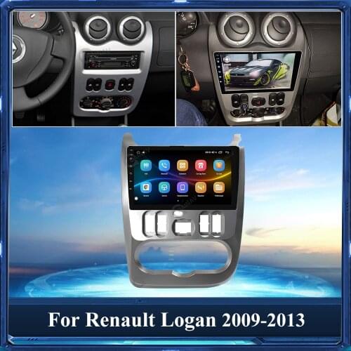 128GB Android Car Radio DVD Player GPS Navigation Head Unit For Renault Logan 2009 2010 2011 2012 2013 2 Din Car Stereo Receiver