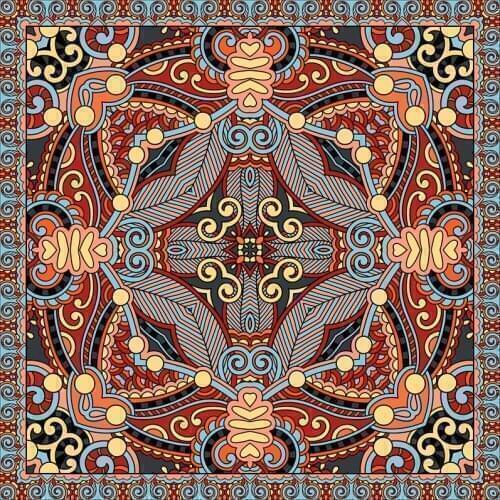 Colorful print Wall Tapestry Wall Hanging Psychedelic Tapestry Decor for Bedroom Living Room Pattern background vector D911