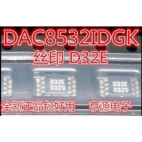 DAC8532IDGKR DAC8532IDGK DAC8532 D32E VSSOP8