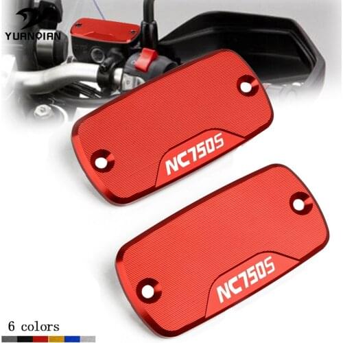 Motor CNC Aluminum Motorcycle Accessories Front Rear Brake FLUID RESERVOIR Cap Cover For Honda NC750S NC 750S NC750 S All year
