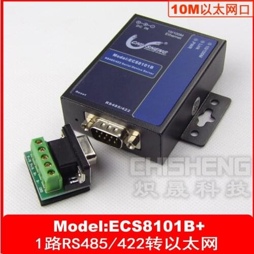 ECS8101B+ 1 port RS 485/422 to Ethernet 485/422 to TCP/IP 5V power-supply