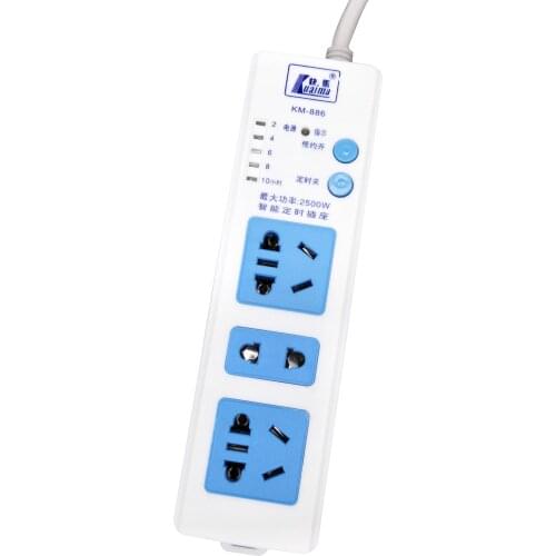 Electric Socket Appointment Timing ON/OFF 2/4/6/810 Hours Energy Saving Safe Charging Socket Smart Timer Extension Cord Socket