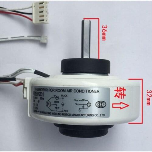 Air conditioning indoor motor suitable for midea air conditioner fan motor RPG13H RPG20E(RPG20D-1)