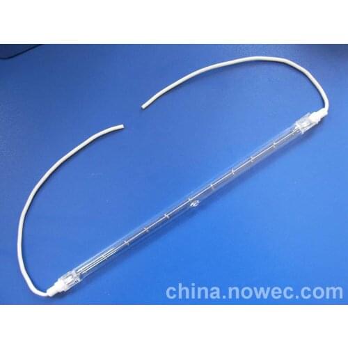 Quartz glass infrared heating elements for drying