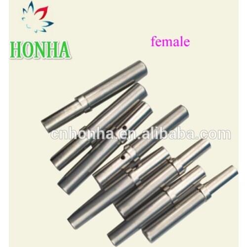 100Pcs DT Series Pin Contact 0462-201-16141 0460-202-16141 Stainless Steel 16-20AWG Crimp Solid Terminal Female Male