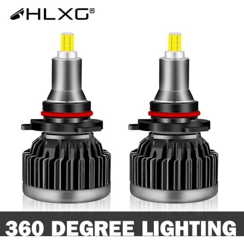 HLXG lampada led moto car headlight h1 canbus bulb led h7 360 CSP 20000LM 60W led Lights H8 H9 H11 9005 9006 HB3 HB4 fog lamp
