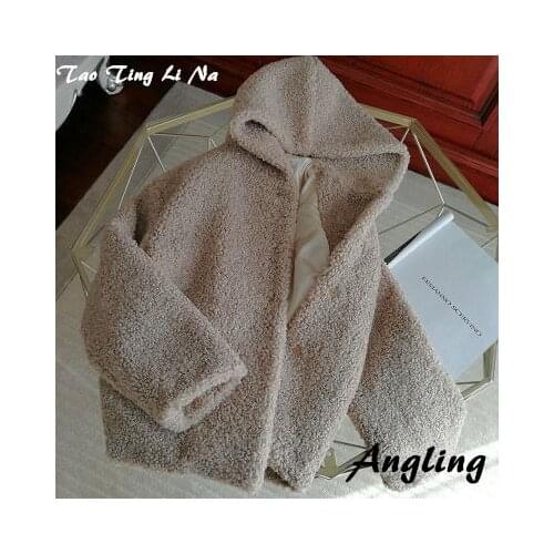 Top brand Style 2020 New High-end Fashion Women Faux Fur Coat S100 high quality