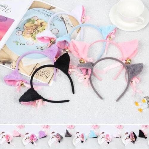 Cosplay Cute Hair accessories Fashion Lady Girl Maid Cat Ears Head Bands Lovely Charming Night Party Club Bar Hair Clip Hairband