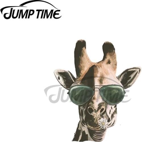 JumpTime 13 x 3.3cm For Retro Giraffe Peeker Surfboard Decal Windshield Occlusion Scratch Car Stickers Motorcycle Decoration