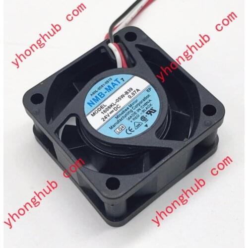 NMB-MAT 1608KL-05W-B39 LQ4 DC 24V 0.08A 40x40x20mm Server Cooling Fan