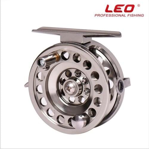 LEO 2019 New Full metal ultra-light former ice fishing Reels wheel fly fishing reel CNC Machined Aluminum