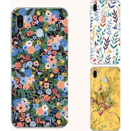 Flower butterfly cat silicone phone case For Samsung Galaxy A10 A20 A30 A40 A50 A70 A10e A20e A10s A20s A30s A40s A50s A70s