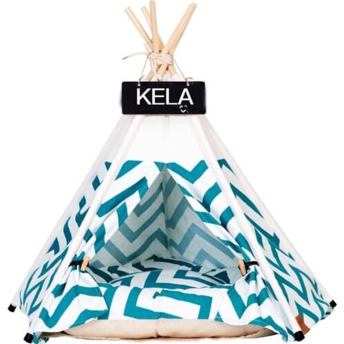 2020 New arrival pent tent supplies for pet dog cats Small Dog Cat Foldable Bed Cat House Puppy Kitten Bed Animals Home Products