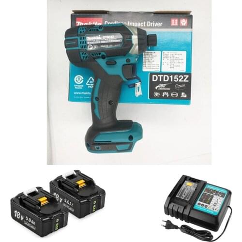 Makita DTD152 with Replace for BL1850B 5.0Ah 18V battery and charger DC18RC