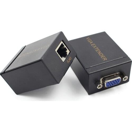VGA extender repeater over cat5e/6 cable up to 60M VGA UTP extender