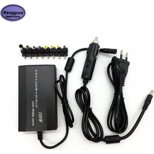100W 5A Universal 5V 12V 15V 16V 18V 19V 20V 22V DC 24V AC Power Adapter Adjustable Car Charger USB 8 Plugs Laptop Power Supply
