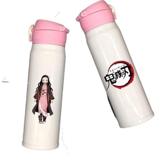 Cosplay Japanese Anime Demon Slayer Kimetsu No Yaiba The Same Type of High Temperature Resistant Plastic Pc 500 ML Cup Present