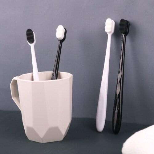 Toothbrush WM24 Micro-Nano Solid Color Toothbrush Wavy Super Soft Dental Oral Care Whitening Bristle Soft Dental Oral Care Tools