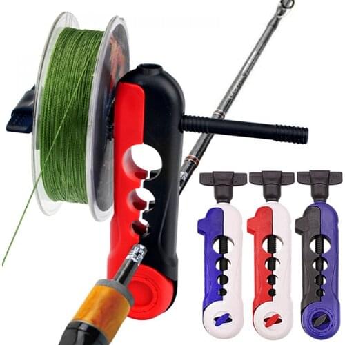 1Pcs Portable Fishing Line Winder Reel Spooler Machine Spinning Baitcasting Reel Spool Spooling Station Fishing Accessories
