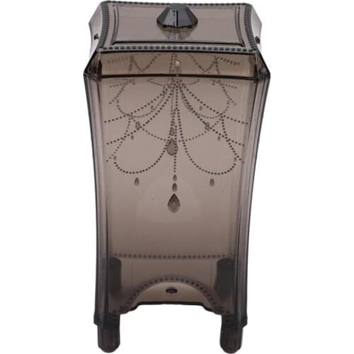 Makeup Cotton Storage Box Desktop Extraction Boxes Remover Cotton Storage Box Simple Plastic Convenient Transparent Boxes