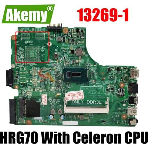 13269-1 PWB.FX3MC REV:A00 FOR Dell Inspiron 15 3442 3542 3443 3543 5748 Laptop Motherboard CN-0HRG70 HRG70 With Celeron CPU