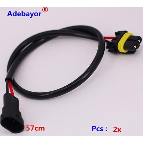2pcs/lot Free Shipping H11 H8 H9 Wire Harness for HID ballast to stock socket for HID Conversion Kit car accessories