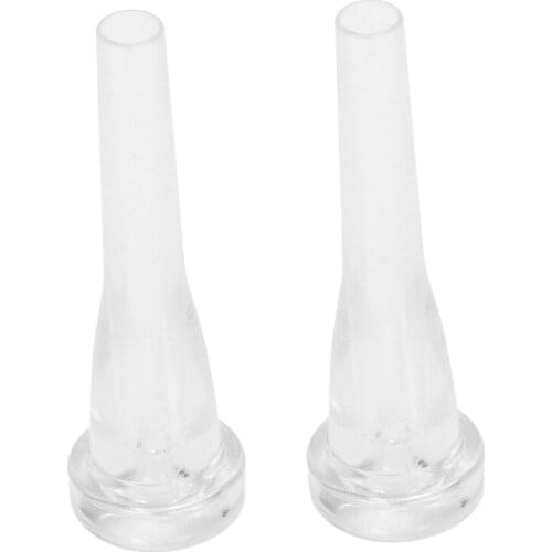 2 Pcs ABS Trumpet Mouthpiece Meg Size Bach Beginner Musical Trumpet Accessories Parts Or Finger Exerciser, 3C & 7C