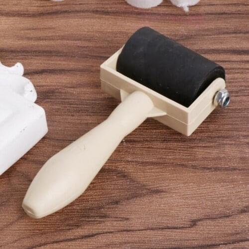 2020 New 3.5cm Heavy Duty Hard Rubber Roller Printing Screen Plastic Frame Craft Tool