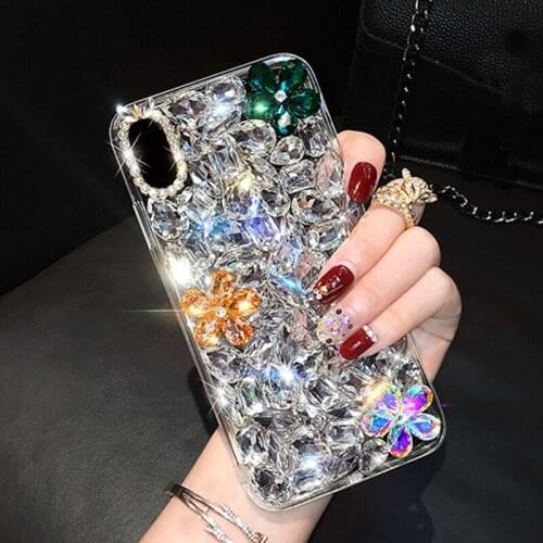 Sunjolly Rhinestone Case for Samsung Galaxy M30S M31 M21 A20S A10S A01 A11 A21 A31 A41 Bling Diamond Phone Cover coque fundas