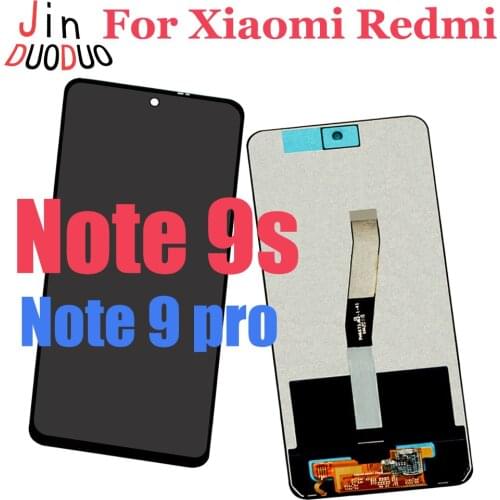 For Xiaomi Redmi Note 9S LCD Touch Screen Digitizer Assembly For Redmi Note 9 Pro Display