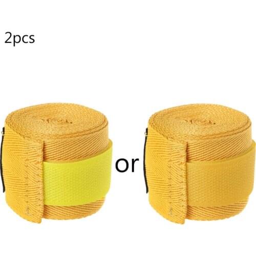 F2TC 1pair Cotton Bandage Boxing Wrist Bandage Hand Wrap Combat Protect Boxing Kickboxing Muay Thai Handwraps Training Gloves