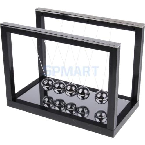 Newtons Cradle Newtons Pendulum Balance Balls Pendulum Physics Science Toy Teaching Aids Office Desk Decor Mirror Base